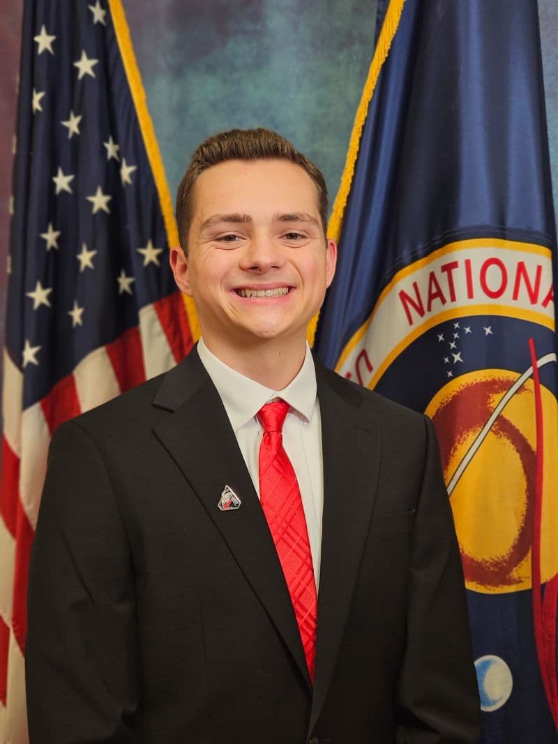 Portrait of Parker Melling at NASA Marshall Space Flight Center